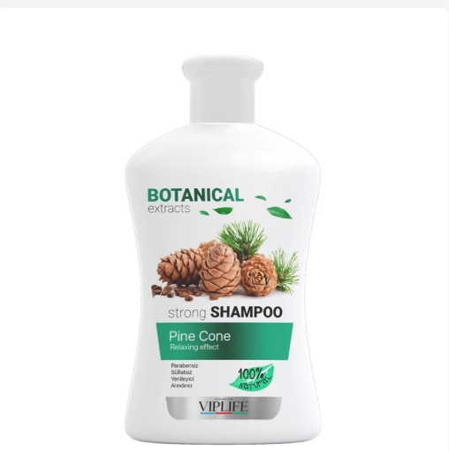 Picture of VIPLIFE BOTANICAL EXTRACTS Pine Cone Şam qozası ekstraktı ilə şampun 225 ml